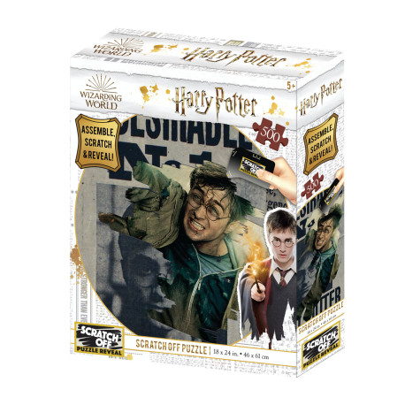 Puzzle para Rascar Harry Potter Wanted - Licencia Oficial