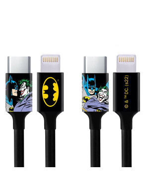 Cable Tipo C a Lightning (MFI) Batman & Joker 1m