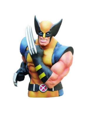 Hucha Busto Lobezno Enmascarado 20 cm - ¡Licencia Oficial Marvel!