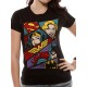 Camiseta Chica DC Cómics Superheroínas Popart