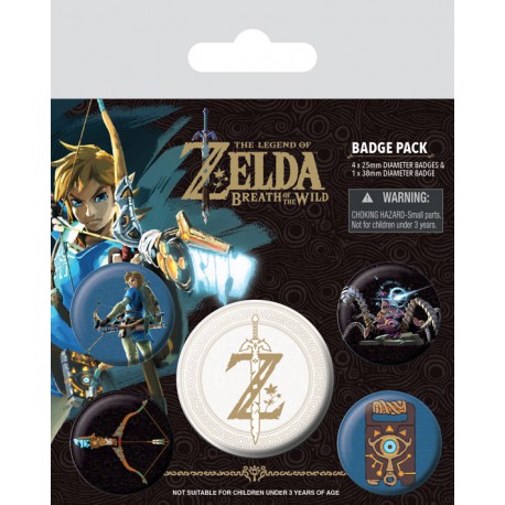 Pack de Chapas Zelda Emblemas