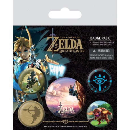 Pack de Chapas Zelda Escalada