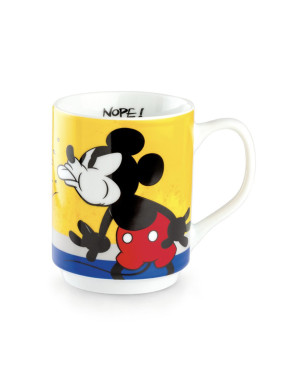 Taza Apilable Mickey I Am Amarilla 350 Ml