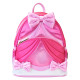 Saco de mochila com laço cor-de-rosa Cinderela 75º aniversário Loungefly