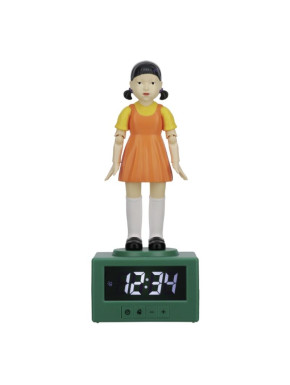 Reloj Despertador Muñeca Young-Hee (Juego Del Calamar) 26 Cm