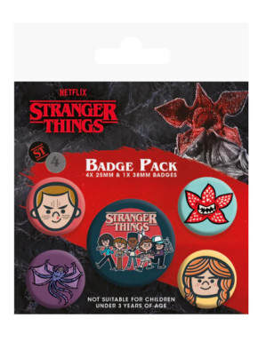 Paquete De Insignias Stranger Things