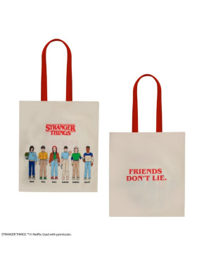 Bolsa Tote De Tela Friends Dont Lie 42 X 38 Cm