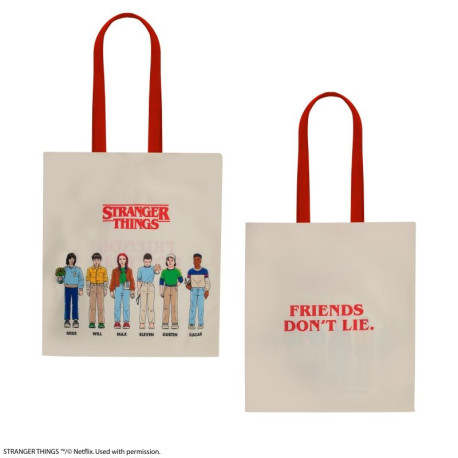 Bolsa Tote De Tela Friends Dont Lie 42 X 38 Cm