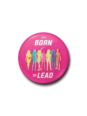 Chapa Siluetas Barbies (Born To Lead) 2,5 Cm