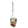 Tête de clown décorative 21,5 cm