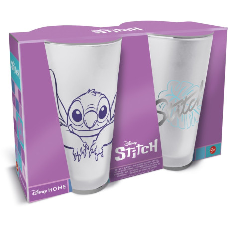 Set 2 Vasos De Cristal Stitch (Vice Style) 490 Ml