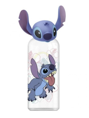 Botella Con Figura 3D Stitch Y Palmas 560 Ml