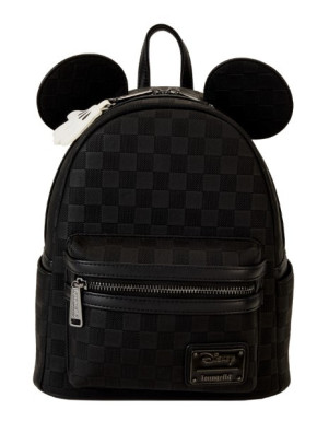 Bolso Mochila Negra Mickey Orejas Loungefly