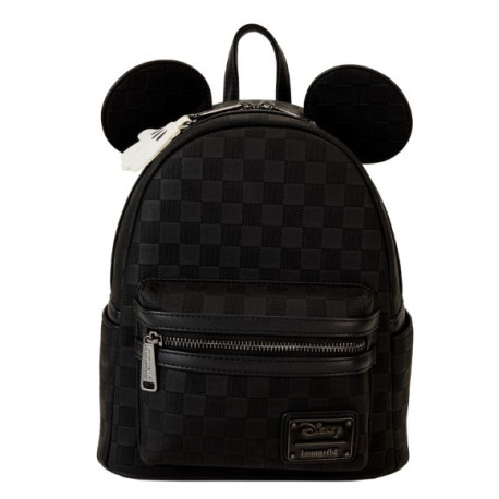 Bolso Mochila Negra Mickey Orejas Loungefly