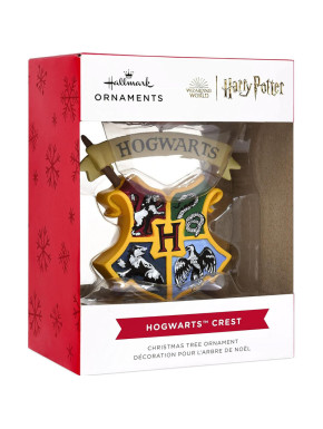 Adorno Escudo De Hogwarts, Harry Potter Resina 7,5 Cm