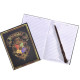 Set Cuaderno Y Bolígrafo Escudo Hogwarts Colores