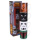 Set 4 mini tazas Star Wars Personajes