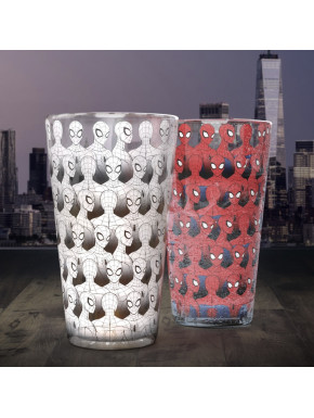 Vaso Con Cambio De Color Spider-Man 400 Ml