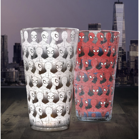 Vaso Con Cambio De Color Spider-Man 400 Ml