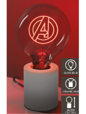 Lámpara Con Bombilla Led Neon Marvel Avengers E27