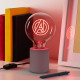 Lámpara Con Bombilla Led Neon Marvel Avengers E27