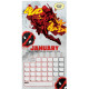 Calendario Pared Deadpool 30X30