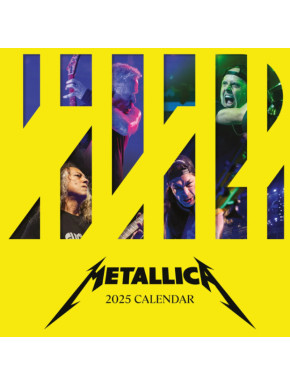 Calendario Pared Metallica 30X30