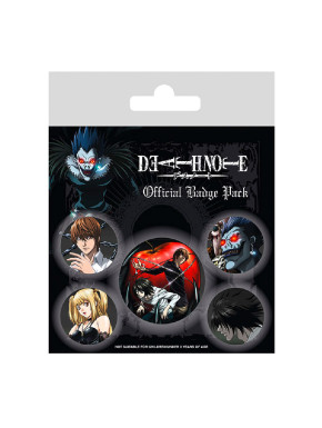 Juego De Chapas Death Note Personajes