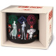 Taza Personajes Anime One Piece (Negro) 400 Ml