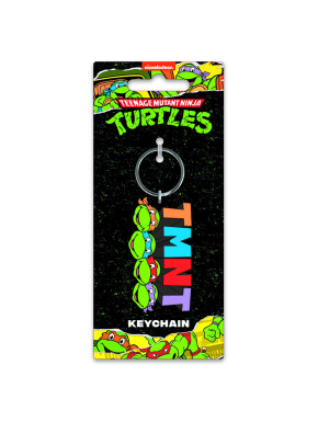 Llavero Caras Tortugas Ninja Clásicas 6 Cm