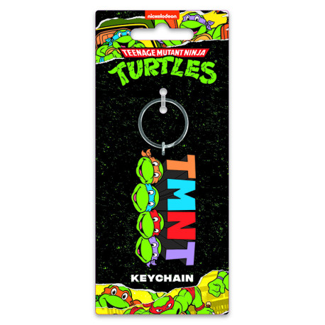 Llavero Caras Tortugas Ninja Clásicas 6 Cm