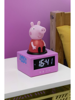 Reloj Despertador Peppa Pig Con Cable Usb