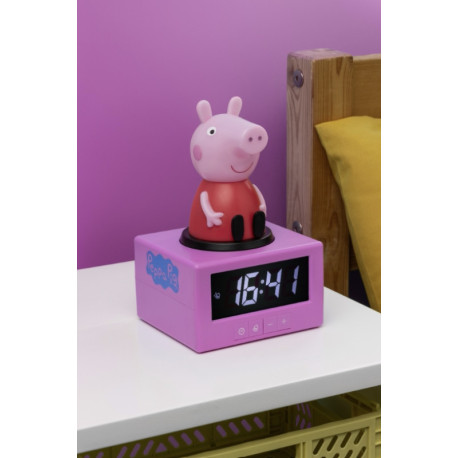 Reloj Despertador Peppa Pig Con Cable Usb