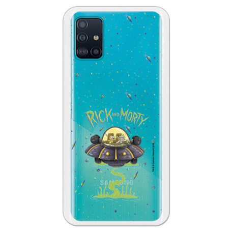 Carcasa Móvil Samsung Galaxy A51 Rick & Morty Ufo