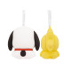 Set De Dos Adornos Better Together Snoopy & Emilio Pvc