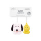 Set De Dos Adornos Better Together Snoopy & Emilio Pvc