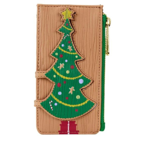 Cartera Tarjetero Árbol De Navidad Loungefly