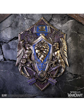 Adorno De Pared Alliance Plaque 30 Cm World Of Warcraft