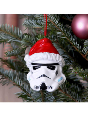 Adorno Colgante Star Wars Stormtrooper Con Gorro De Papá Noel