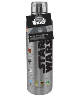 Botella Metálica Personajes Star Wars 64 Bits 500 Ml