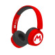 Auriculares Kids Bt Logo Super Mario Rojo