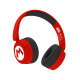 Auriculares Kids Bt Logo Super Mario Rojo