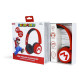 Auriculares Kids Bt Logo Super Mario Rojo