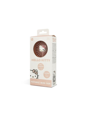 Mini ventilador plegable rosa Hello Kitty