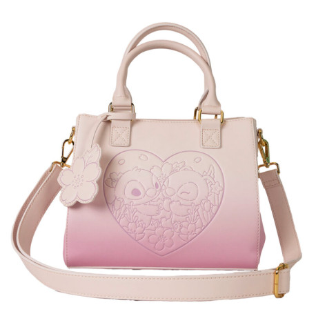 Bolso bandolera Stitch y Angel rosa Loungefly