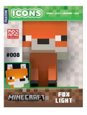 Lámpara Icons Fox 11 Cm Minecraft