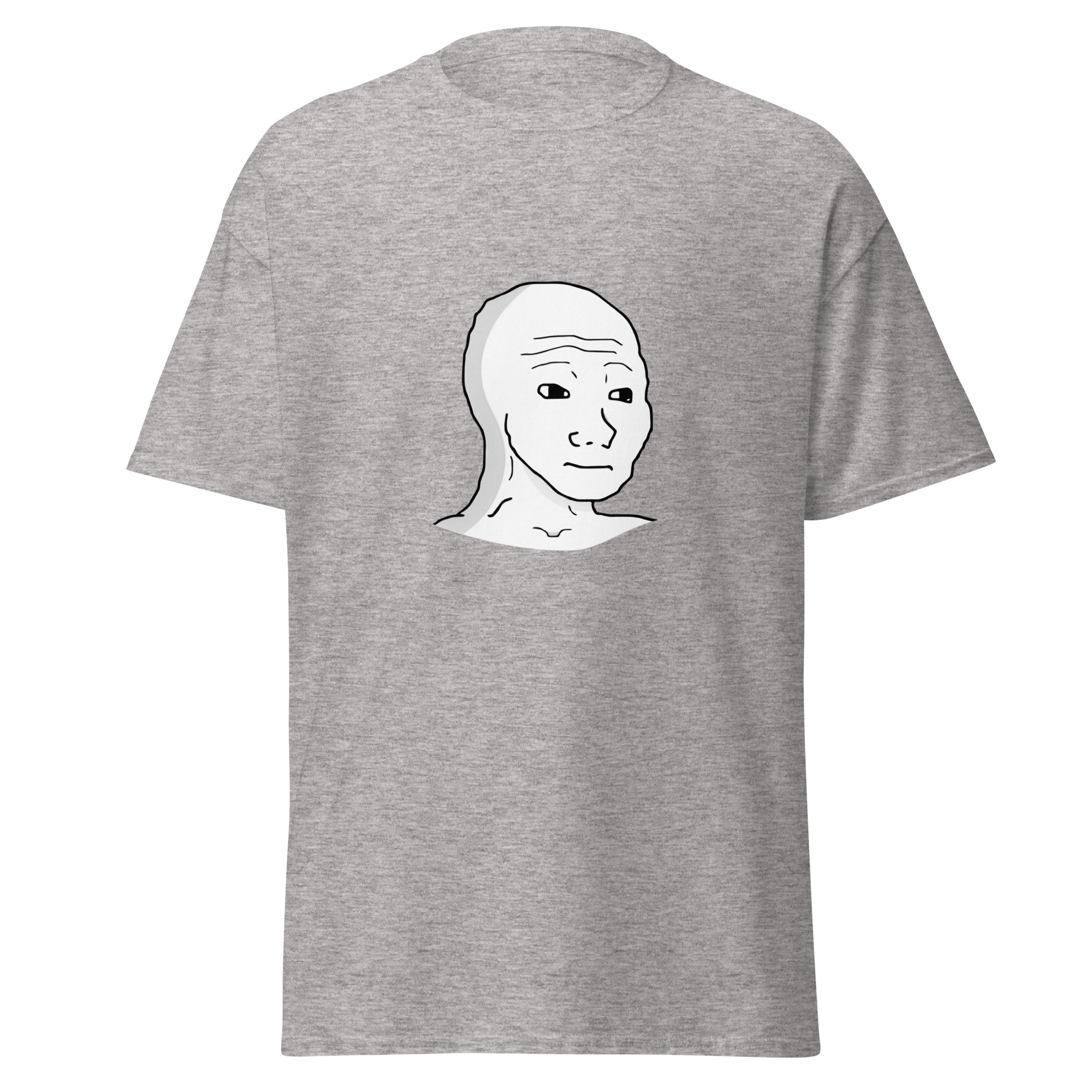 Divertida camiseta con meme chico blanco, image size:2000x2000