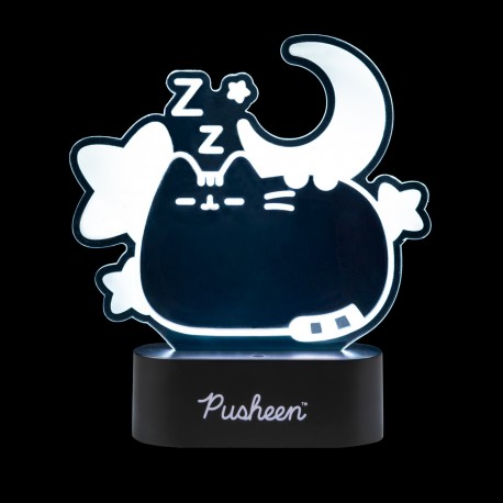 Lámpara acrílica de mesa Pusheen buenas noches