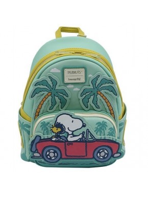Bolso mochila Snoopy y Woodstock viaje por la carretera Loungefly