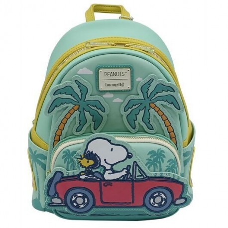 Bolso mochila Snoopy y Woodstock viaje por la carretera Loungefly